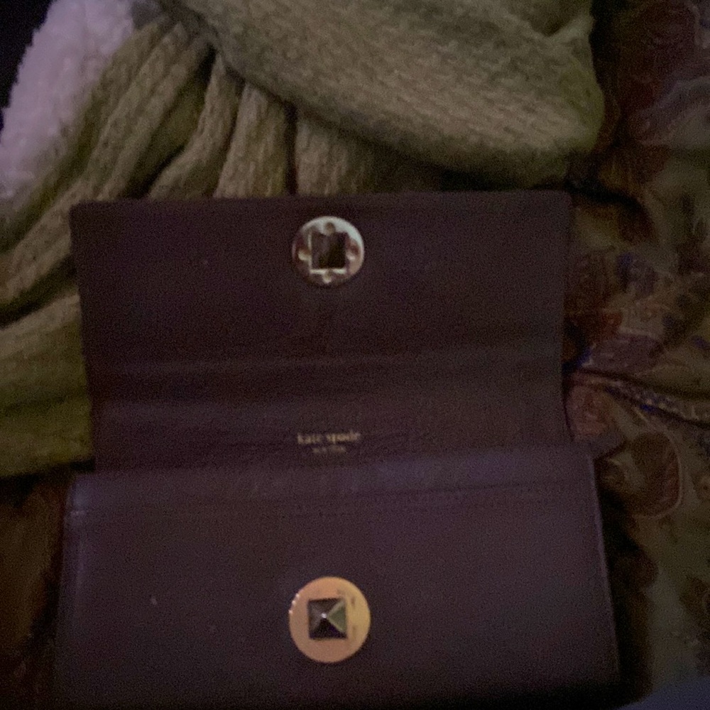 Light brownish grey kate spade wallet